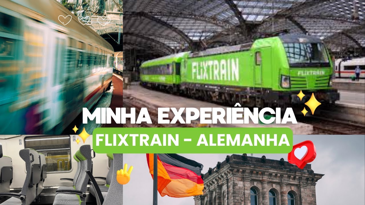 🇩🇪 Primeira vez no FlixTrain Alemanha | Será que vale a pena?