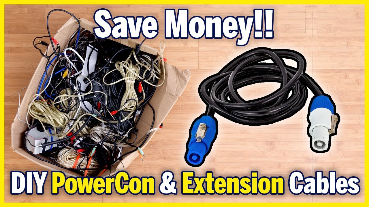 Экономьте деньги. Сделайте свои собственные кабели PowerCon и удлинители.