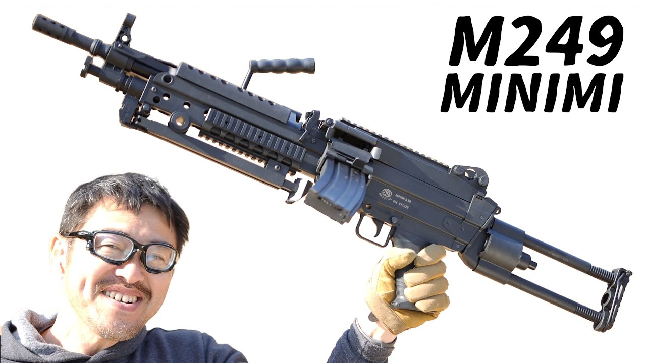 S&T ミニミ M249 PARA  M4マガジン使える サバゲ 向き軽量安価 軽機関銃 スポーツライン   電動ガン レビュー