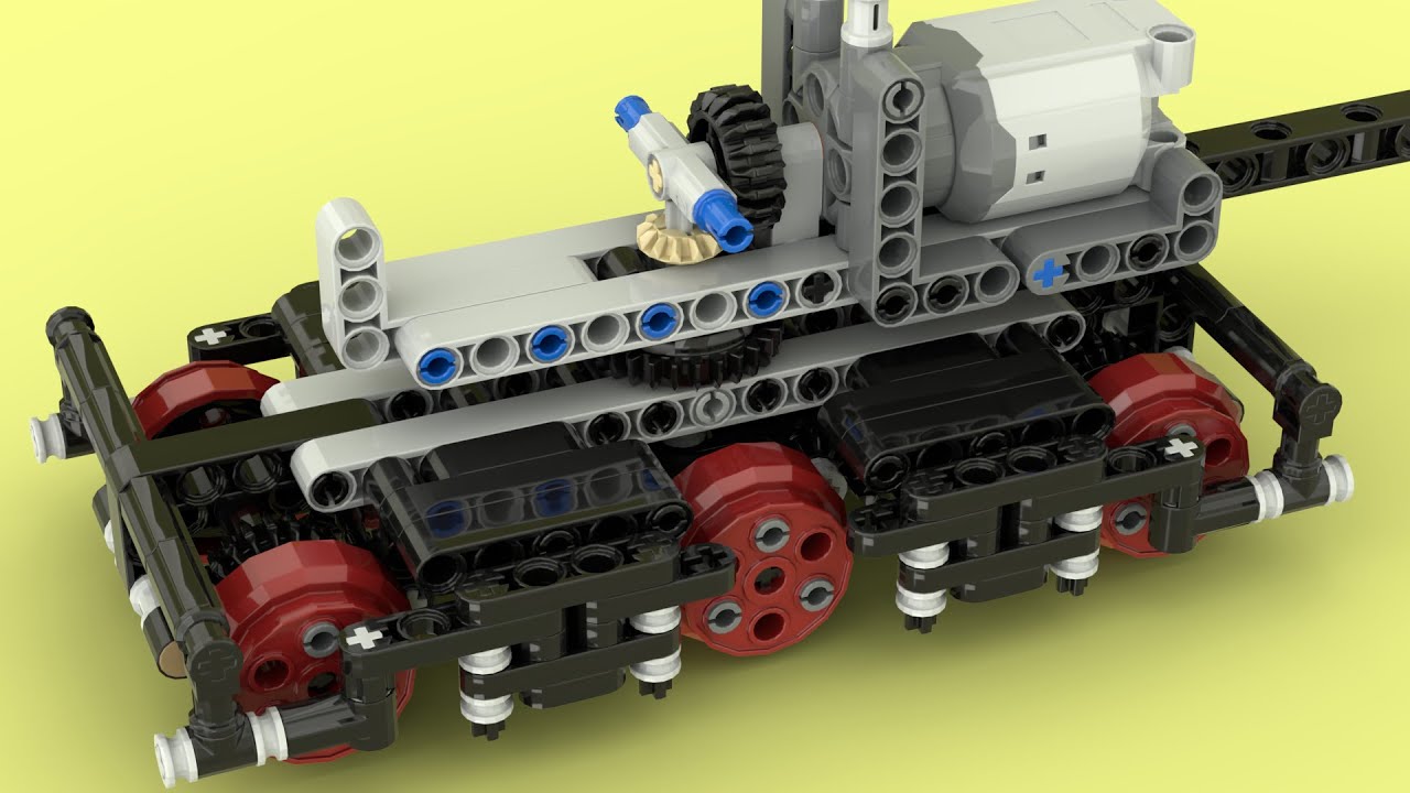 Alright! ALL POWERED 3 AXLES BOGIE      Featuring SD40-2       Lego Technic Trains