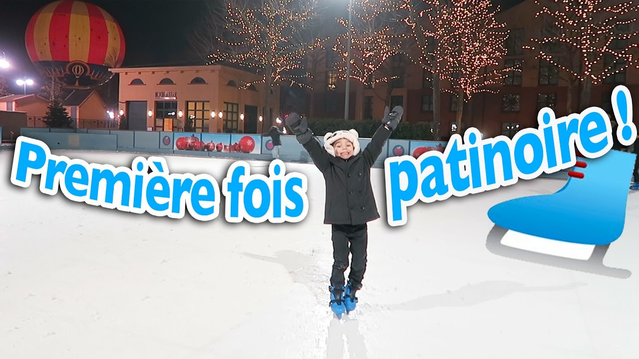 VLOG - PREMIÈRE FOIS À LA PATINOIRE !
