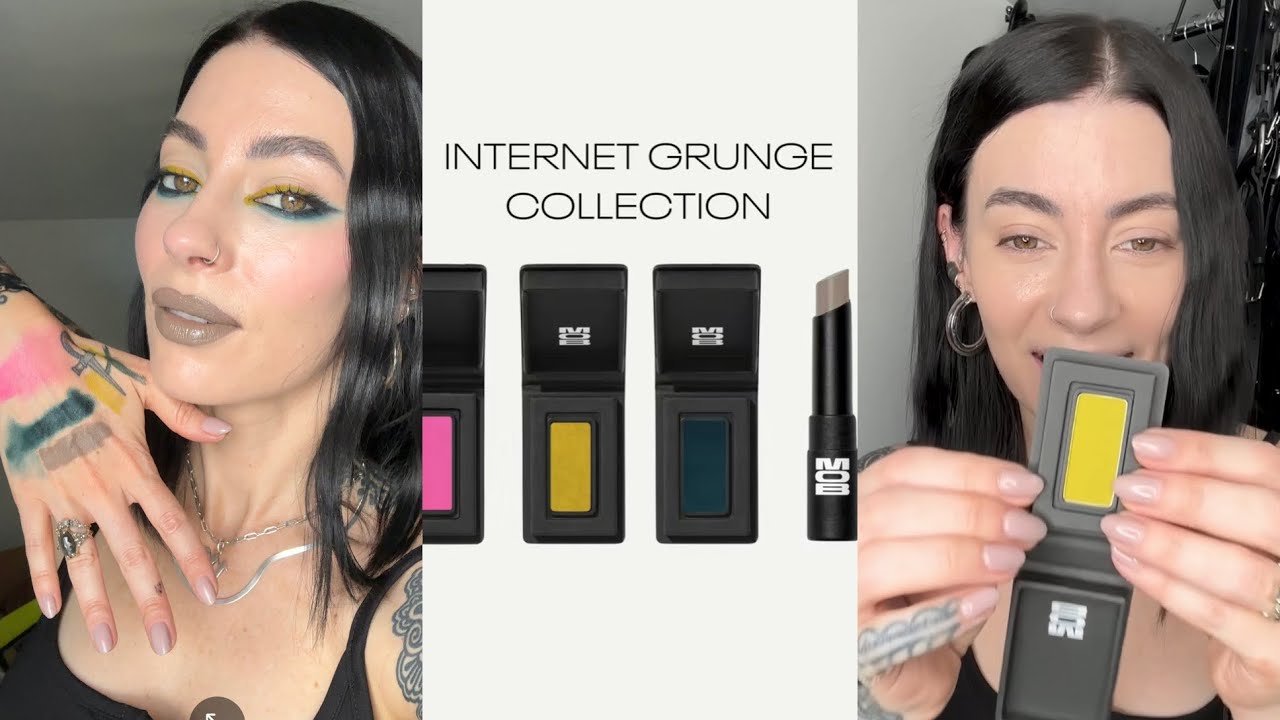 Unboxing MOB X Courtney Quarantine Internet Grunge + swatches
