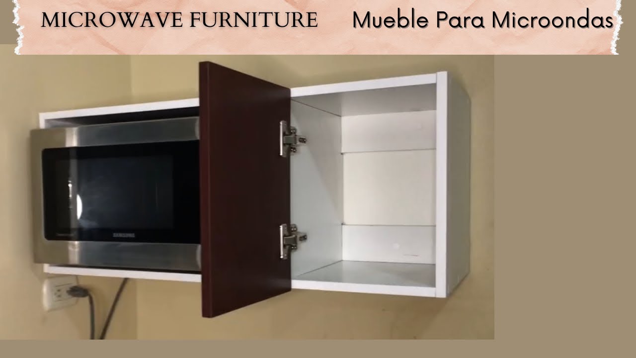 COMO ARMAR UN MUEBLE FLOTANTE- AÉREO PARA MICRONDAS/ How to make a microwaves furniture