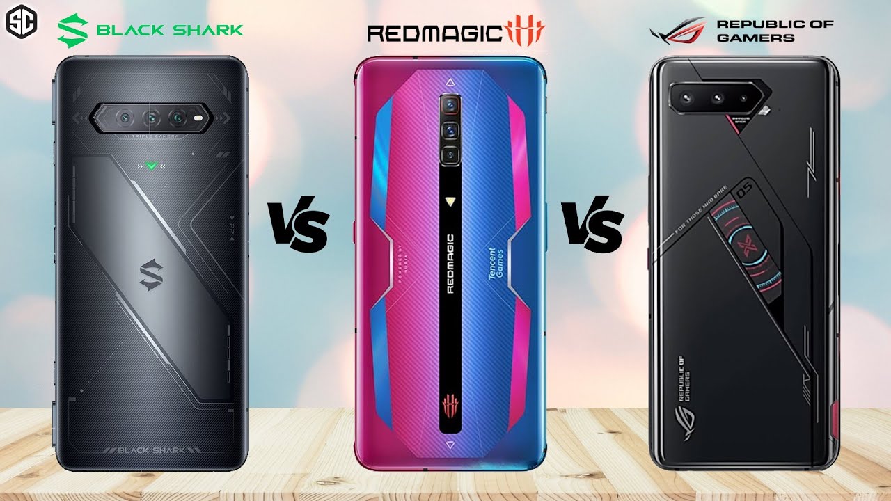 Xiaomi Black Shark 5 RS VS ZTE nubia Red Magic 6 VS Asus ROG Phone 5s Pro | Best Gaming Phones 2022
