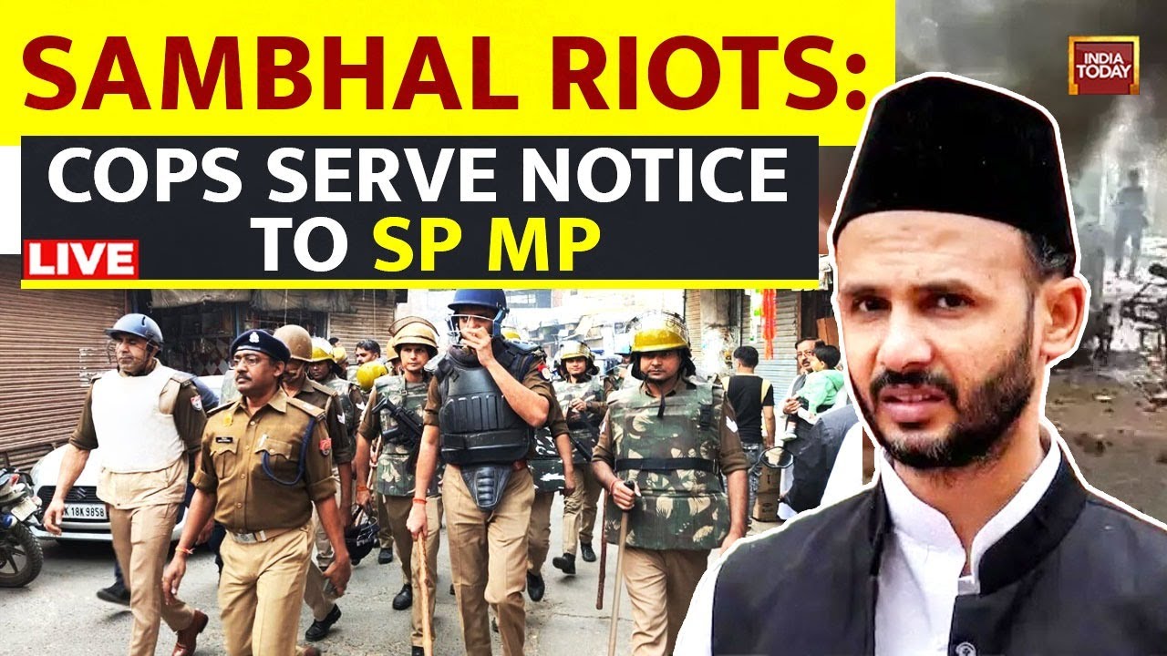Sambhal Riot Case Explodes: UP Police Serve Notice To Samajwadi Party MP Zia ur Rahman | India Today