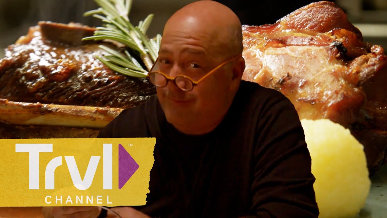 Freshly Hunted Goose and Famous Pork Shoulder | Bizzare Foods With Andrew Zimmern | Travel Channel