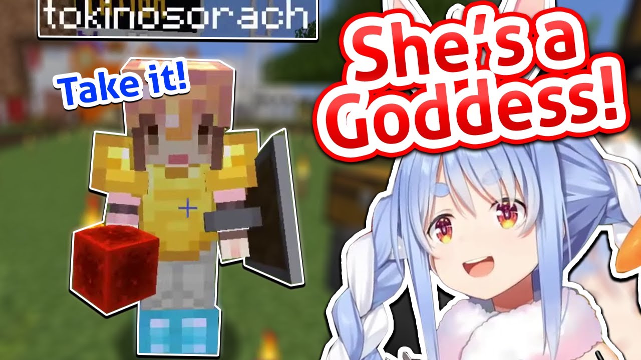 Pekora Was Looking All Over For Red Stones Then Sora-senpai Came To Her Rescue