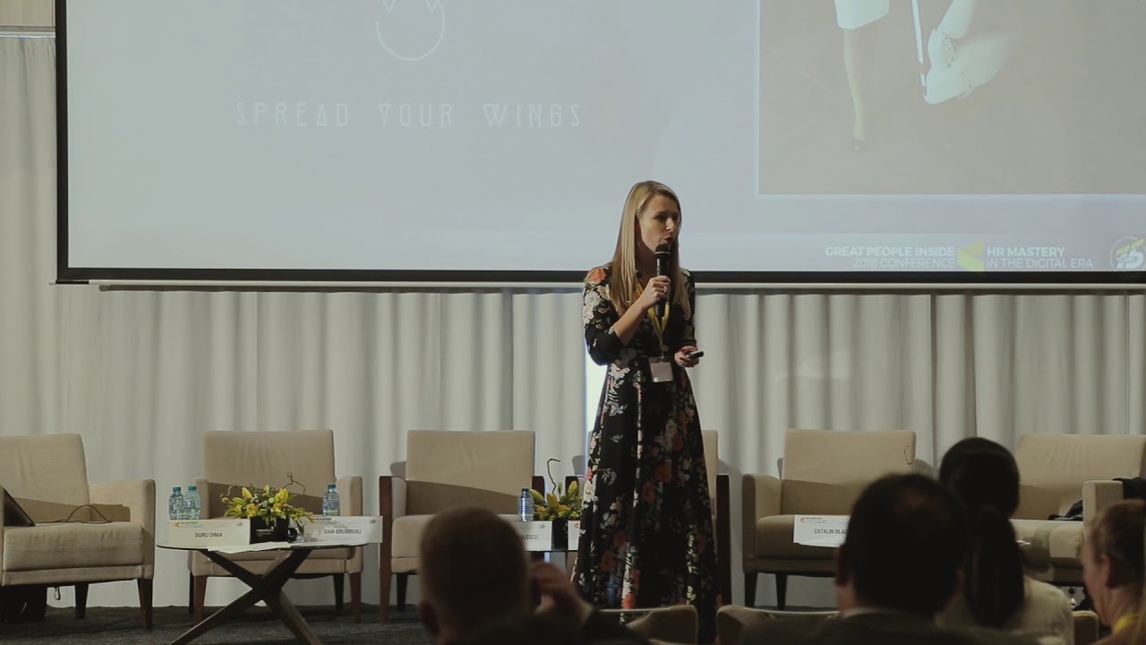 Indrė &Scaron;veistrytė Keynote Speaker la Conferința Great People Inside: HR Mastery in the Digital Era