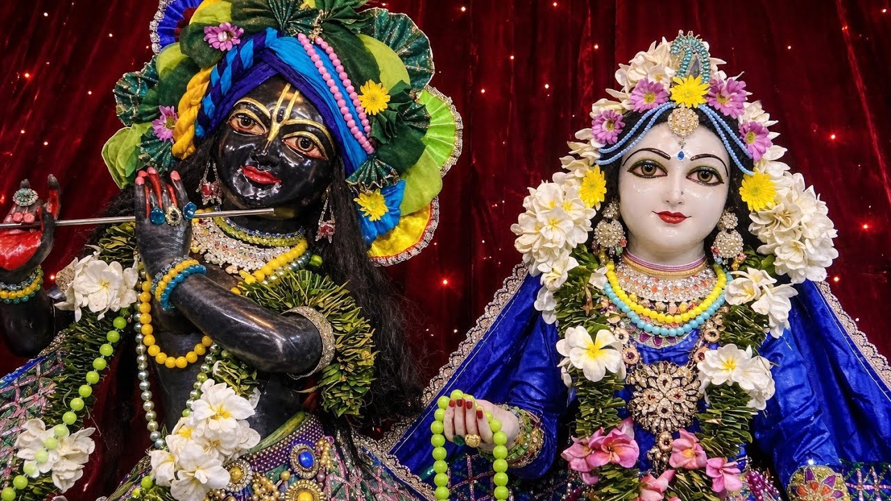 Deity Darshan of Sri Radha Govinda ✨💙🙏🏻