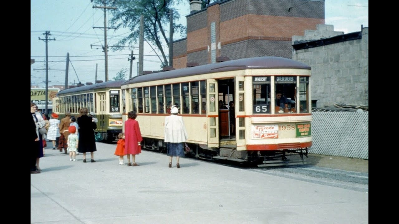 MONTREAL STREET CARS  TRAMWAY TROLLY   Société de transport de Montréal