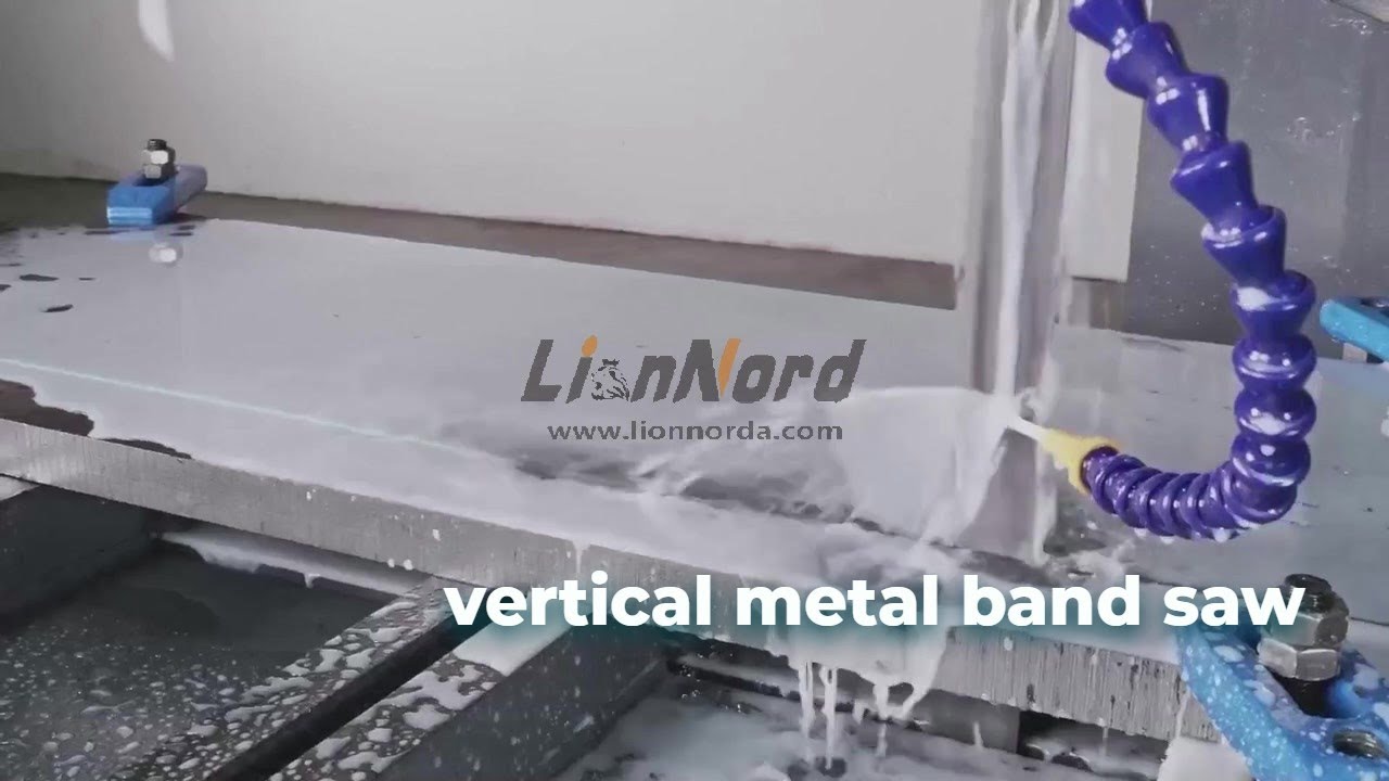 vertical band saw for steel plate cutting