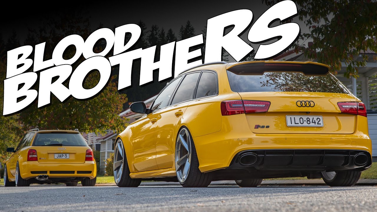 The Best Audi Wagons Ever Made - Vegas Yellow RS4 B5 & RS6 C7
