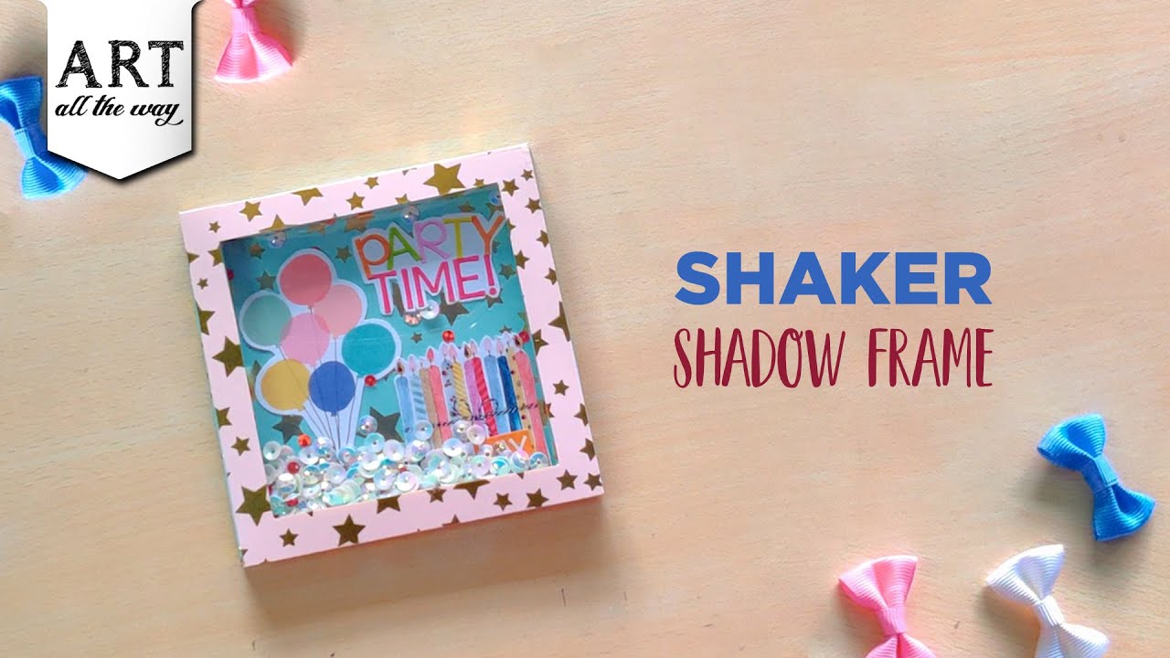 Shaker Shadow frame | Wall Decoration Ideas | Handmade Photo frame | Gift Ideas | DIY Paper Crafts