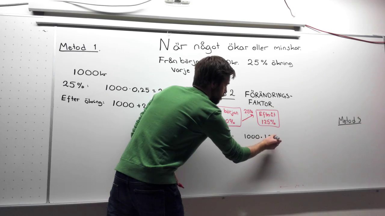 F&ouml;r&auml;ndringsfaktor, hur g&ouml;r man och varf&ouml;r &auml;r det bra?