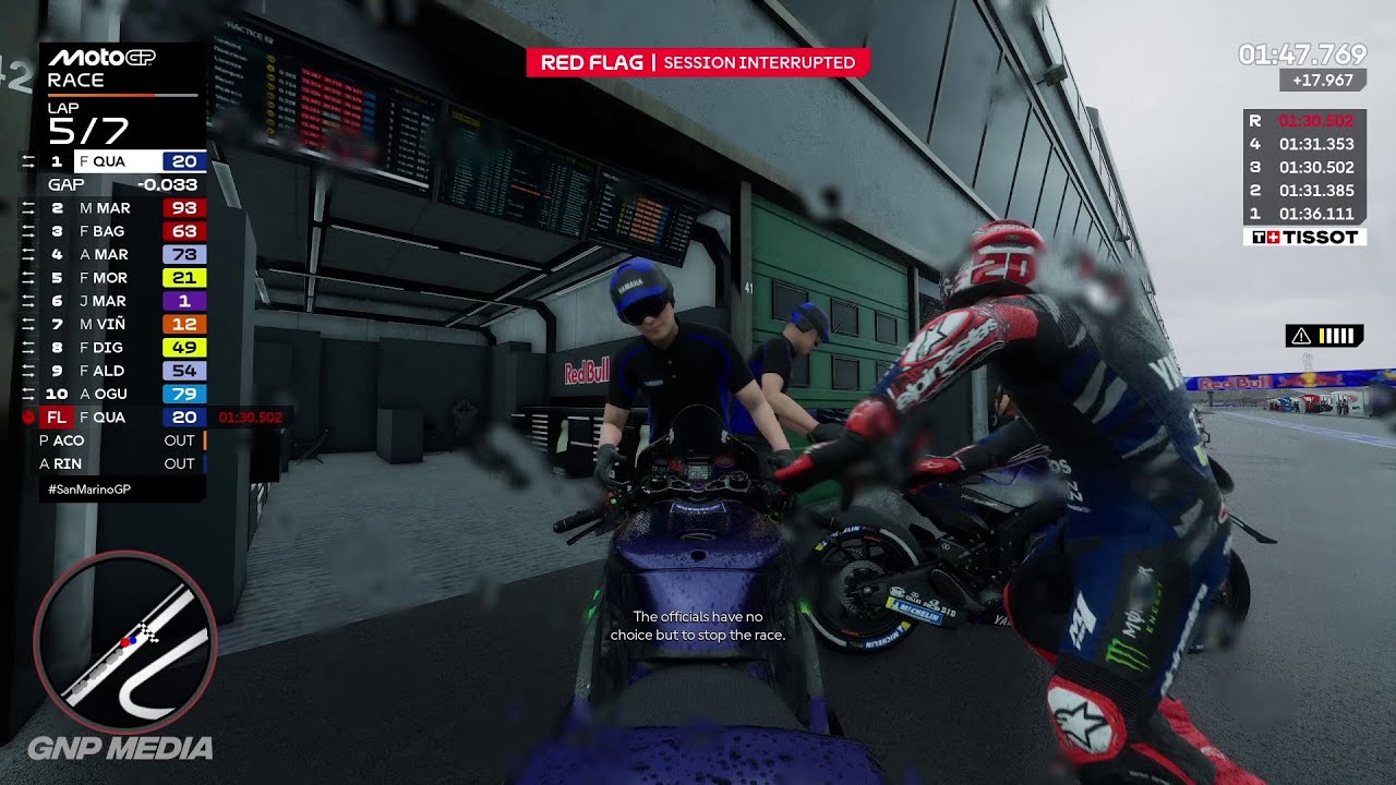 MotoGP 25 - Fabio Quartararo - Flag To Flag Race - Misano Circuit - Fuel Management - Gameplay