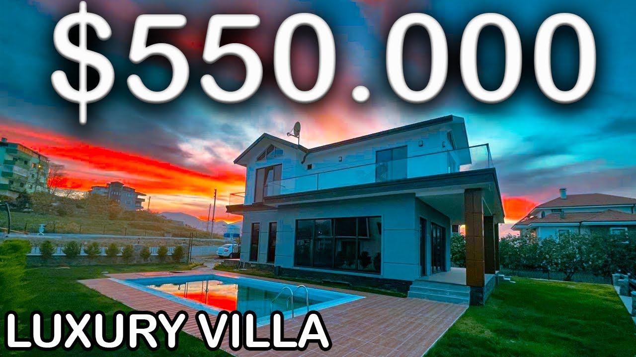 HOUSE FOR SALE in TURKEY TRABZON/ Swimming Pool/ Sea view/ City view/ Gym | فلل للبيع في تركيا
