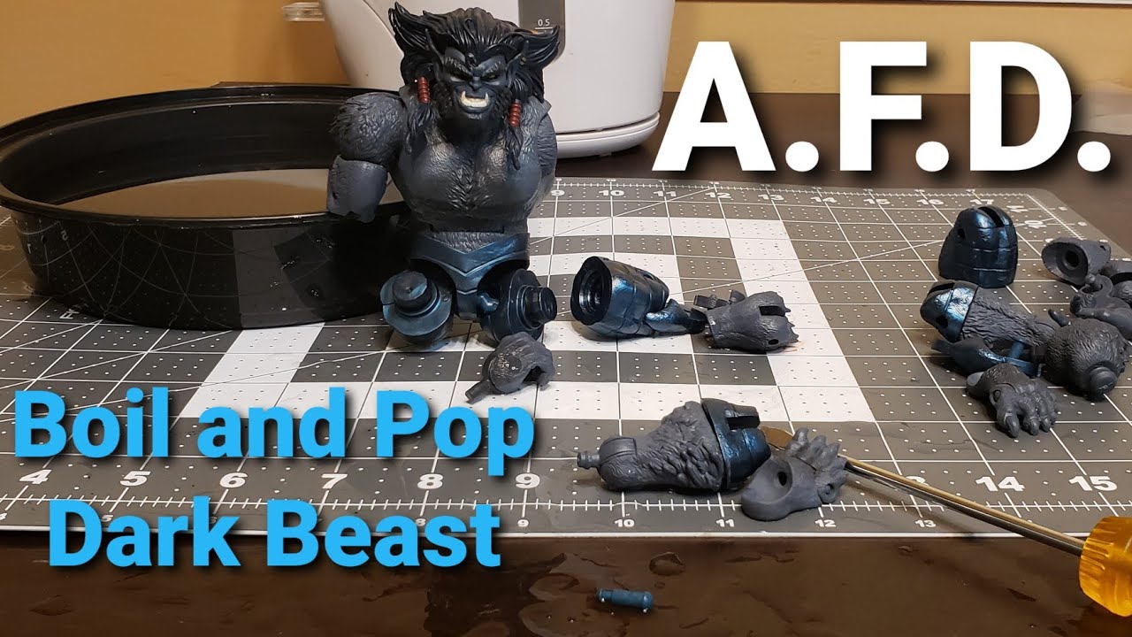 Action Figures Disassembled: Boil and Pop Taking apart Marvel Legends Dark Beast