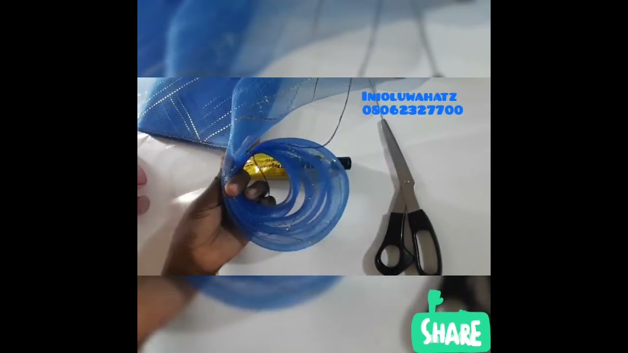 How to make crinoline loops and ruffles