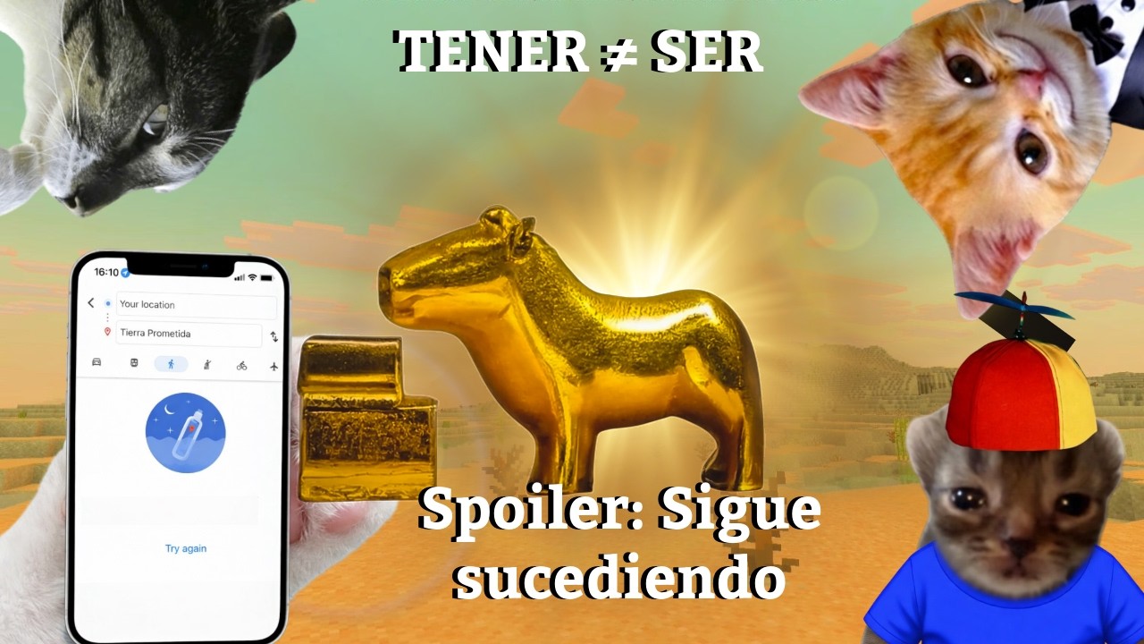 Tener TODO, ser NADA (explicado con gatos)