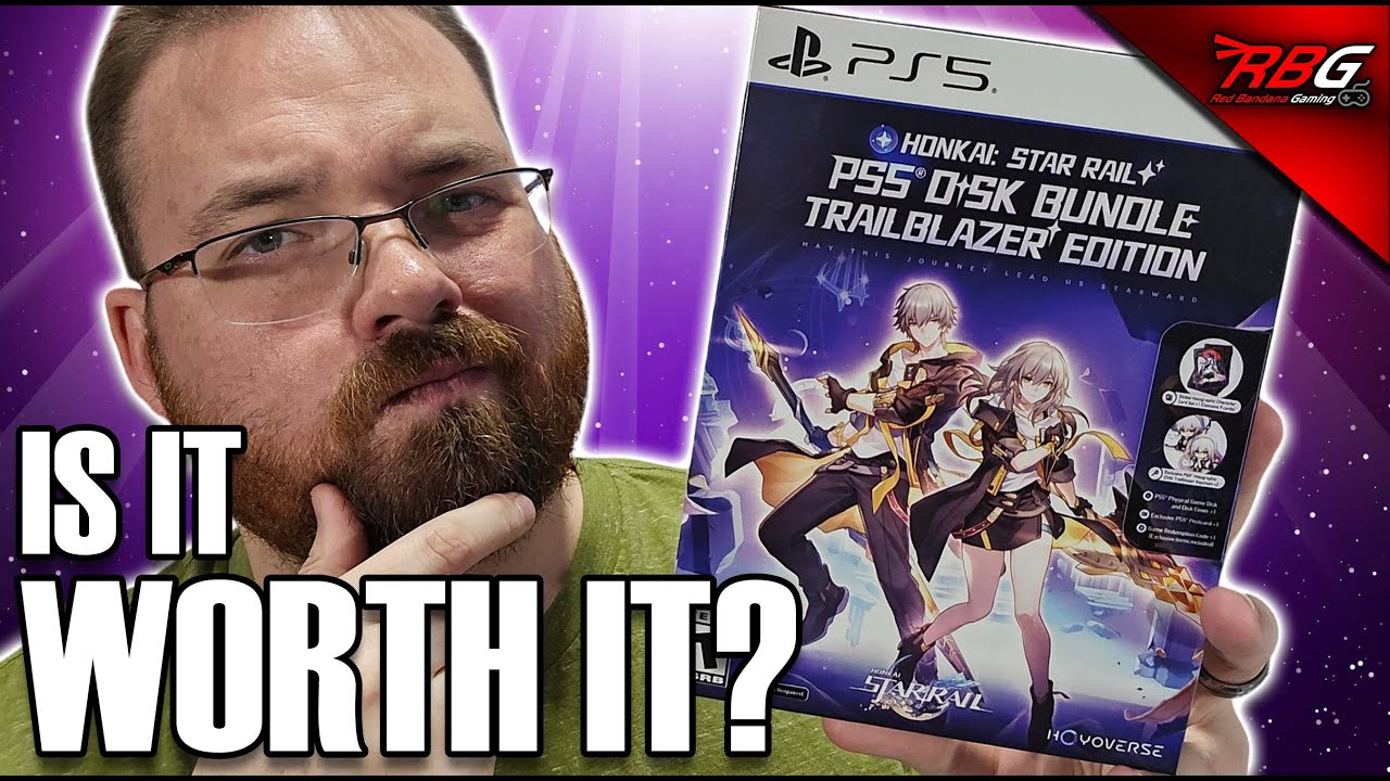 Honkai Star Rail PS5 Disk Bundle Trailblazer Edition - PS5 Unboxing & First Impressions