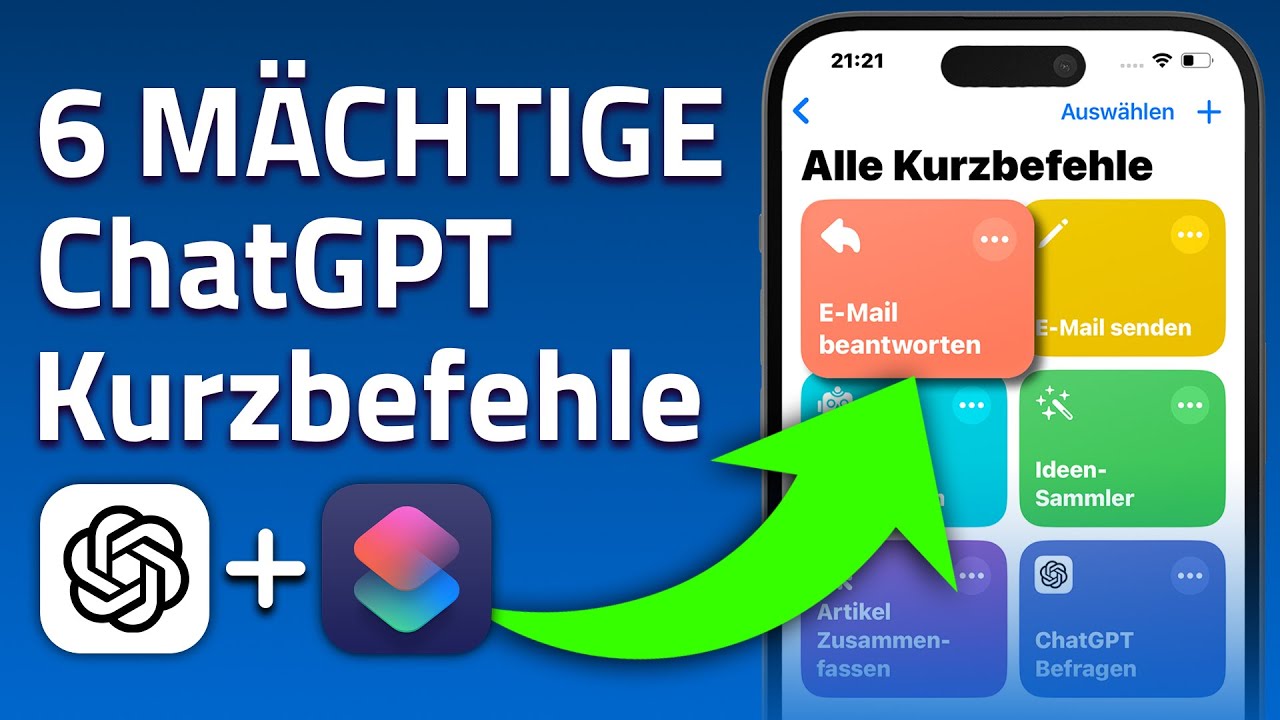 Arbeite smarter mit diesen 6 ChatGPT Kurzbefehlen (iOS 17)