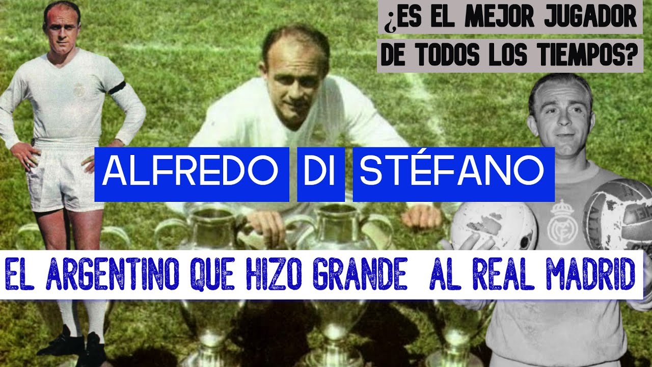 ALFREDO DI STÉFANO, la HISTORIA de la SAETA RUBIA, la LEYENDA que CAMBIÓ el REAL MADRID