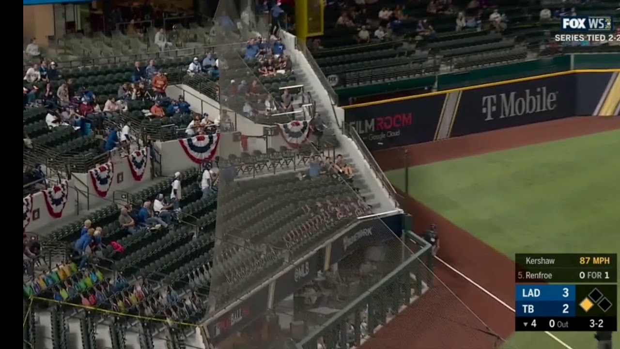 Kershaw game 2 walks ray about to tie the game