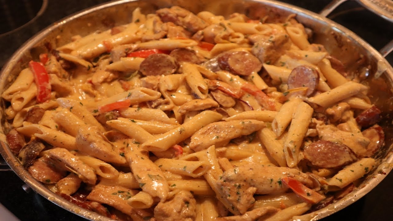 Cajun Chicken & Andouille Sausage Pasta
