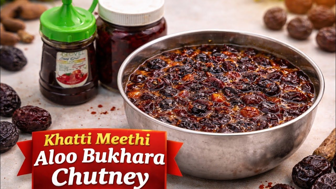 Ramzan Special 2026 Aloo Bukhara Chutney Khatta Meetha Lazeez ZaiqaViral Aloo Bukhara Chutney