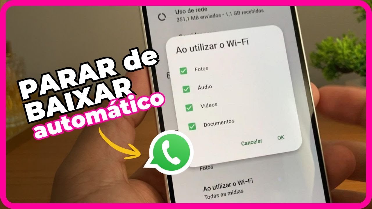 Como Desativar Download Automático do WhatsApp