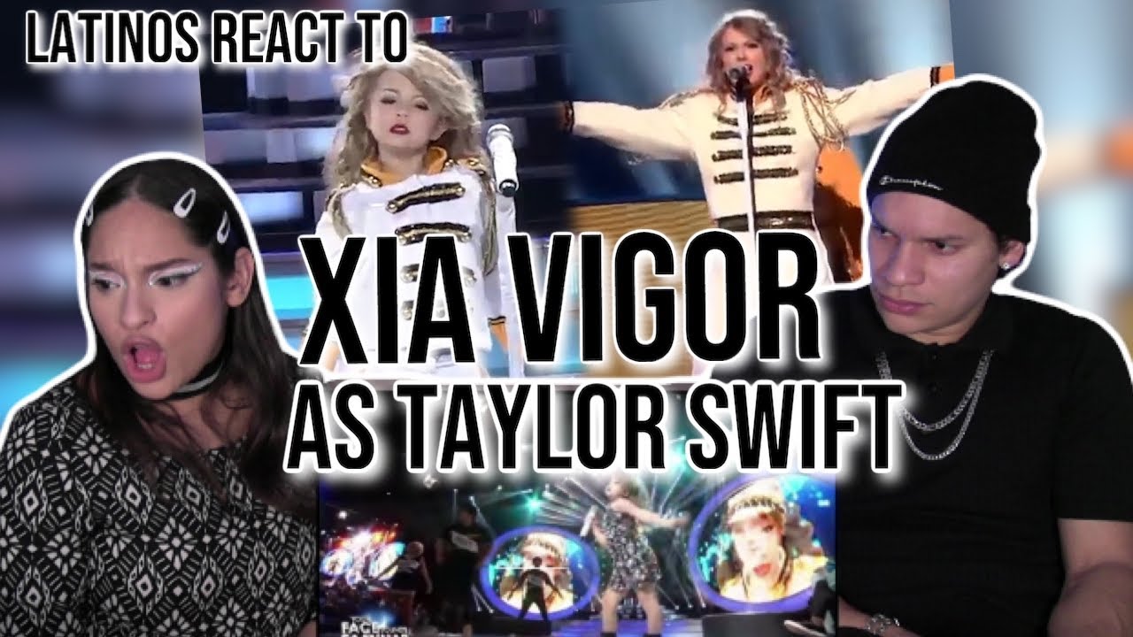 Latinos react to Your Face Sounds Familiar Kids: Xia Vigor's Performances as Taylor Swift|REACTION