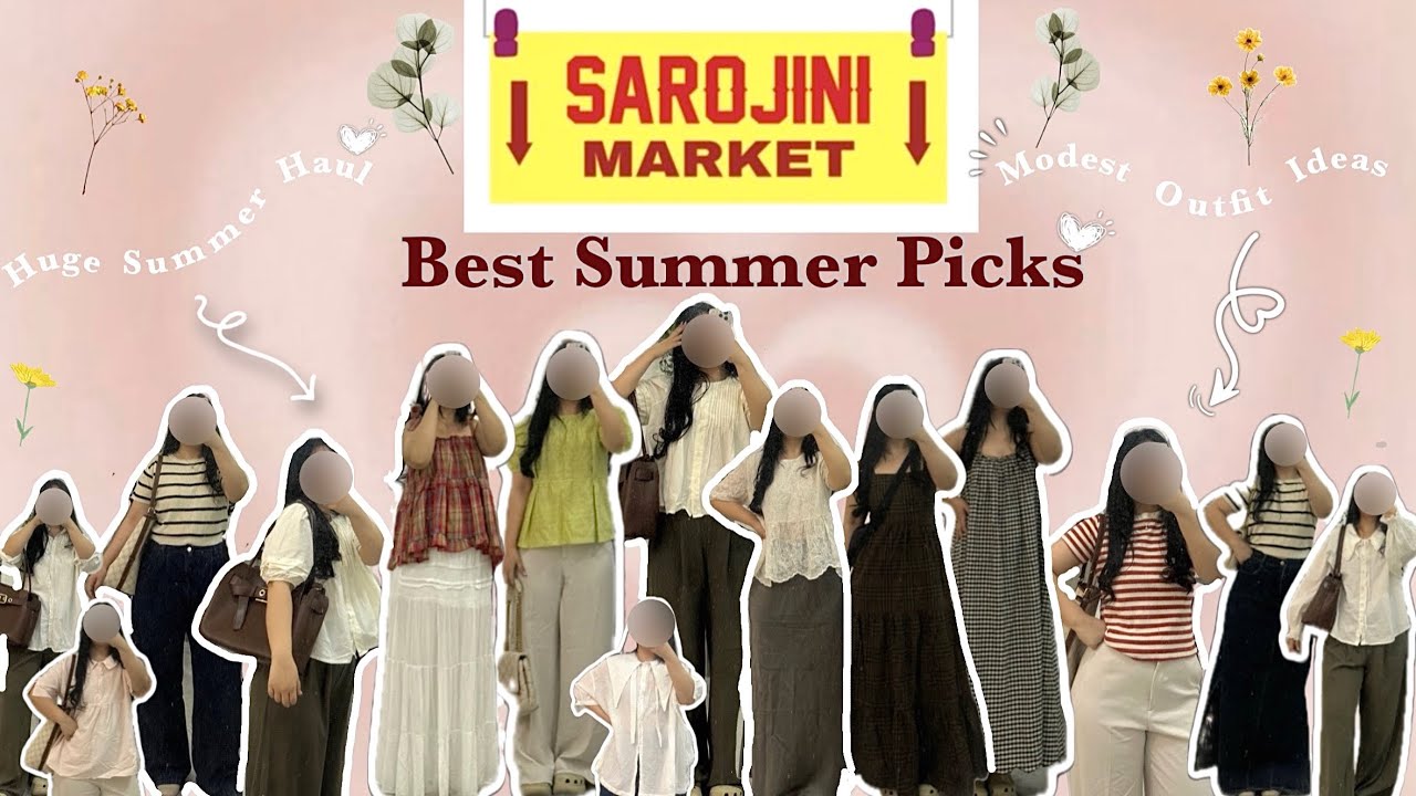 Huge Sarojini Market Summer clothes Haul || My summer picks || Latest summer collection ||