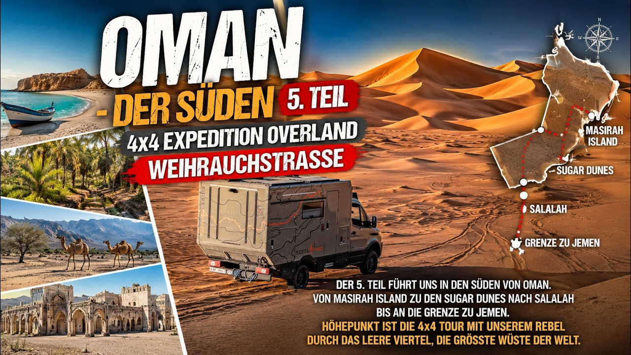 OMAN - DER SÜDEN  | 4x4 Overlanding Abenteuer WEIHRAUCHSTRASSE (Teil 5)