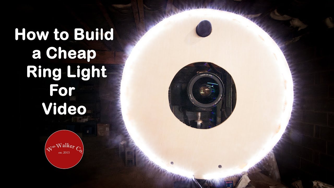 Build a DIY Ring Light (Cheap!)