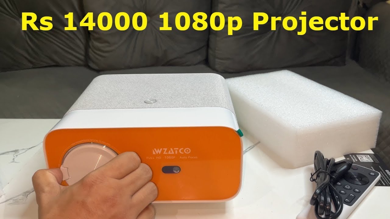 WZATCO Yuva Ultra Projector Unboxing Image Quality Check