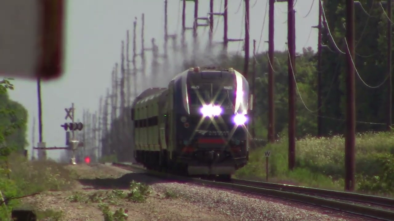 110 MPH AMTRAK BLUEWATER at Pokagon