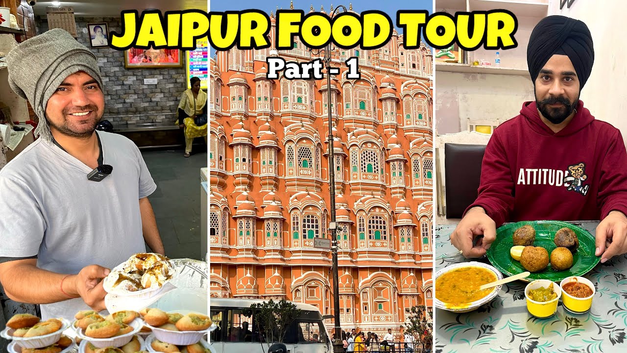 Top 7 Street Food in JAIPUR, Gulab Ji Chai & Dal Baati Churma | Best Street Food in Jaipur