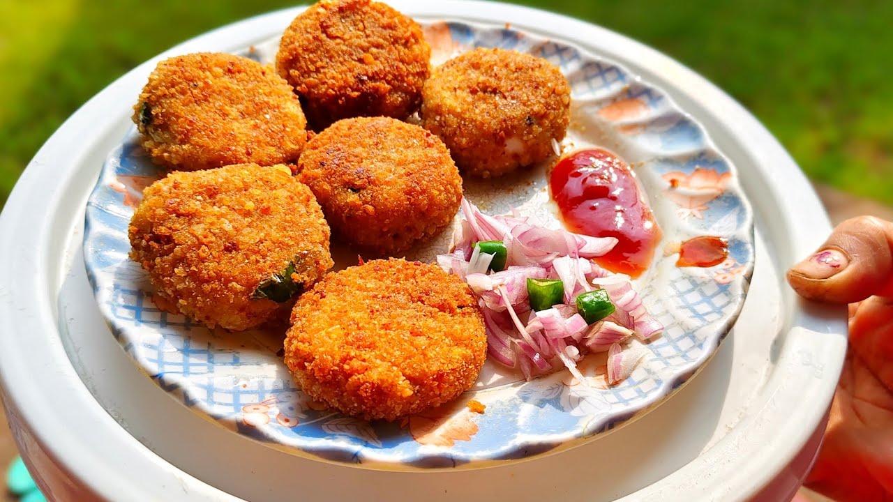 ~ মুচমুচে কাঁচা কলার কাটলেট রেসিপি - Raw Banana Cutlet Recipe ~ || #food #cooking #cutlet 