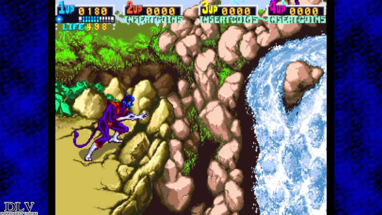 X-Men (Arcade) - Nightcrawler Playthrough