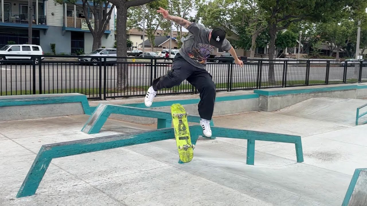 My BEST Skate Trick On A Rail!