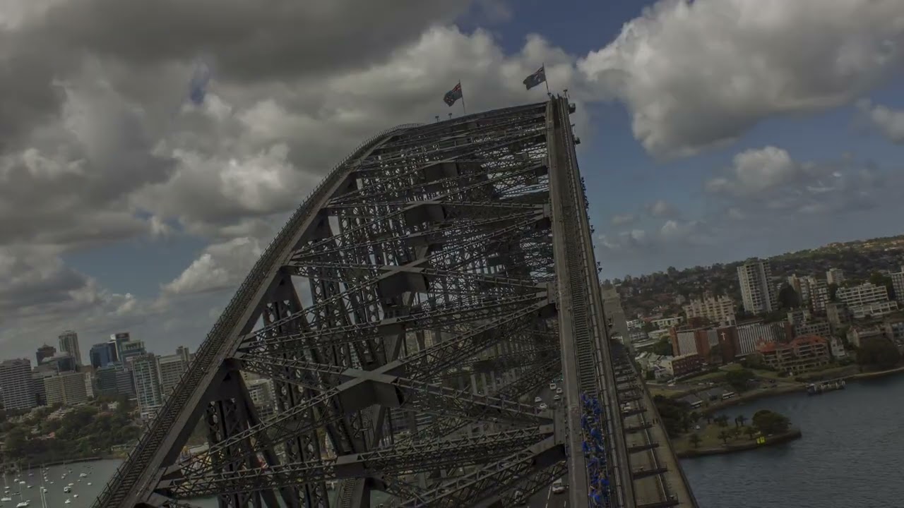 Iconic Sydney Harbour Hyperlapse from Pylon Lookout (ft. Romancing Sydney Film Footage)