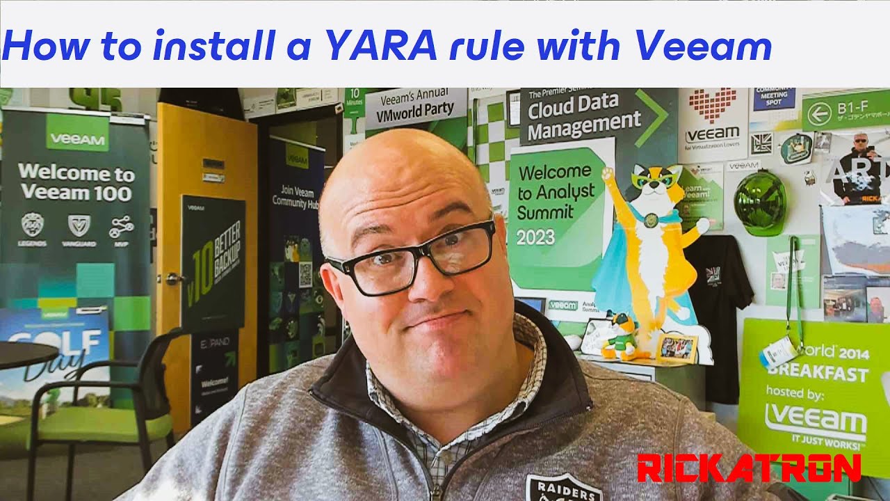 How to install a YARA rule with Veeam