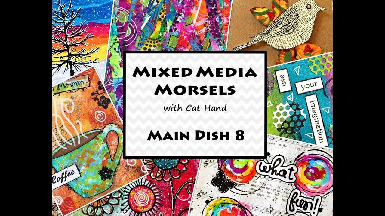 Mixed Media Morsels, Main Dish 8 - Altered Puzzle Piece Ornaments