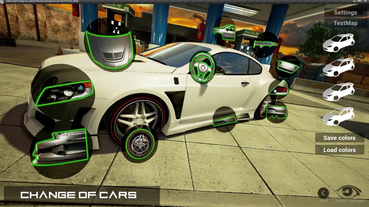 AdvancedTuningCars Market Place UE4