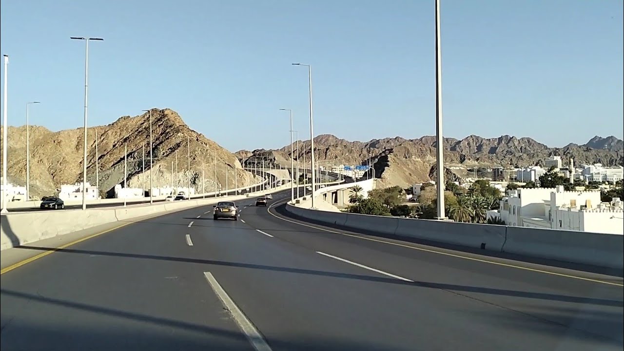 A Drive Around Muscat | Oman | Shot On OPPO A78