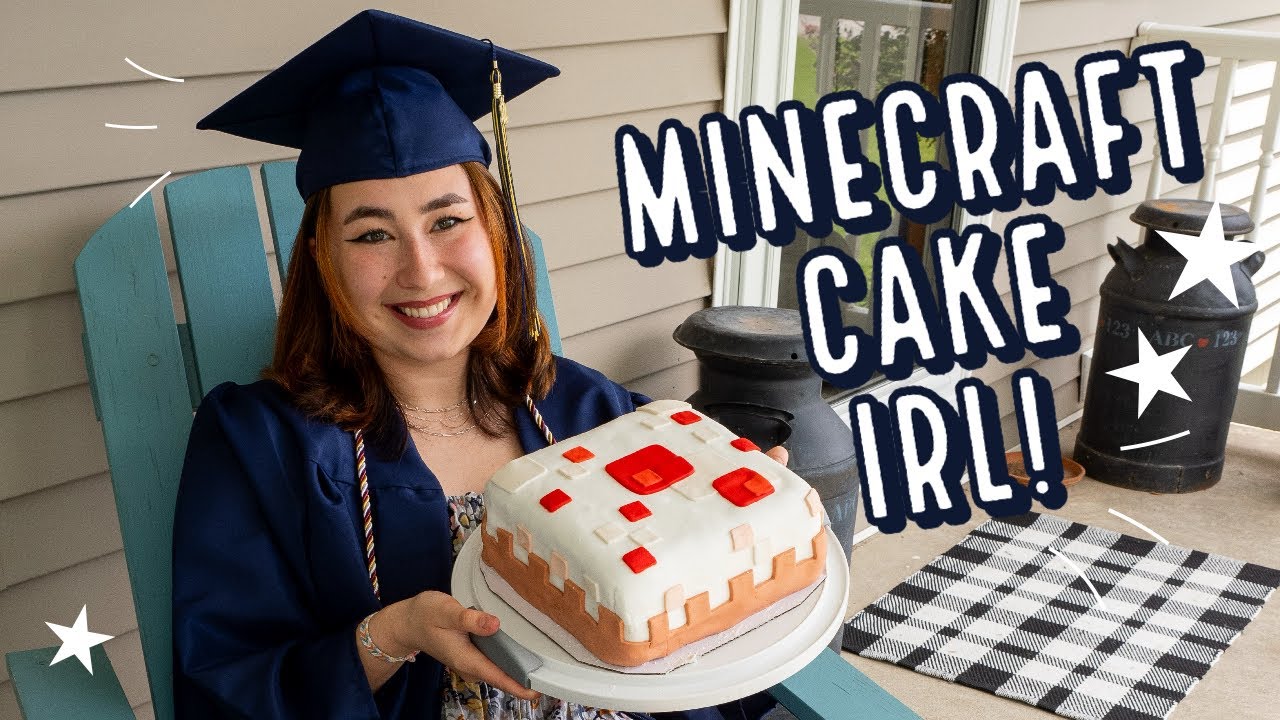 Baking a Minecraft Cake
