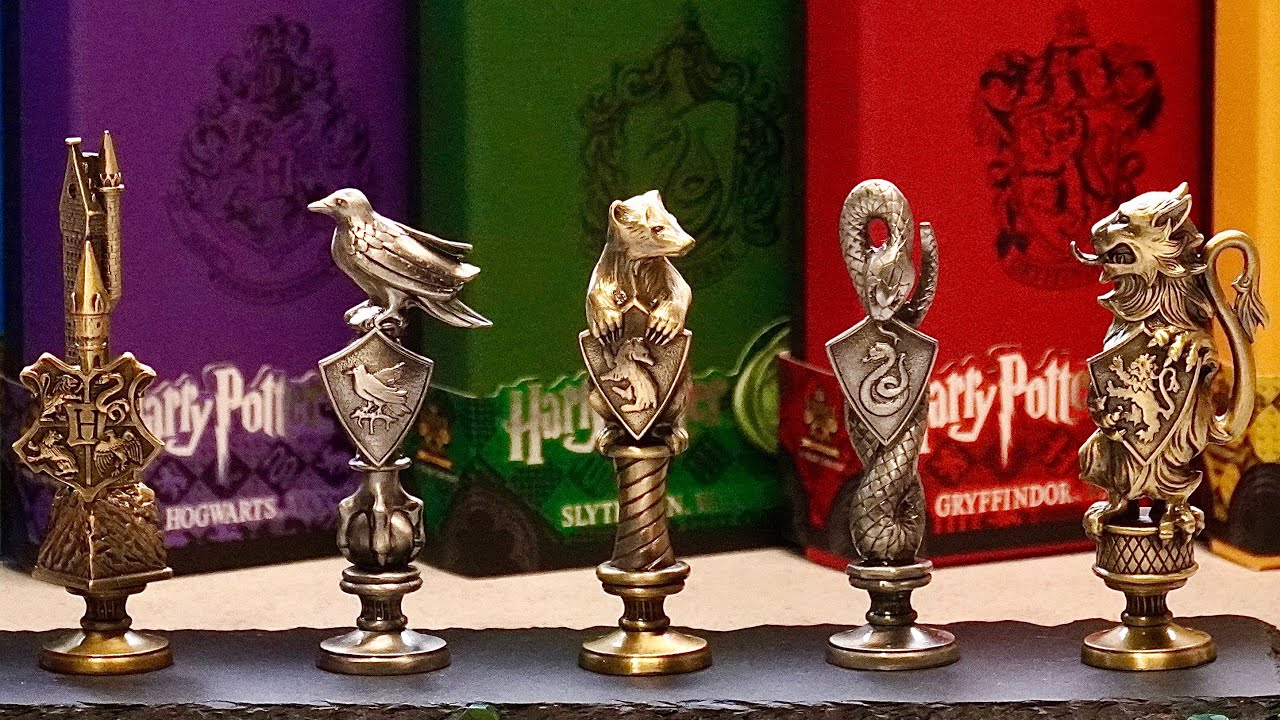 Harry Potter Wax Seals | SATISFYING ASMR | 4K