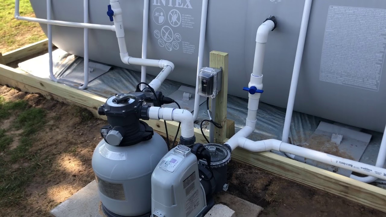 Hard Plumbing Above Ground Pool?  Watch this video first!