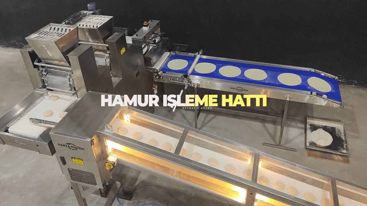 LAHMACUN VE LAVAŞ PROFESYONEL HAMUR İŞLEME HATTI !
