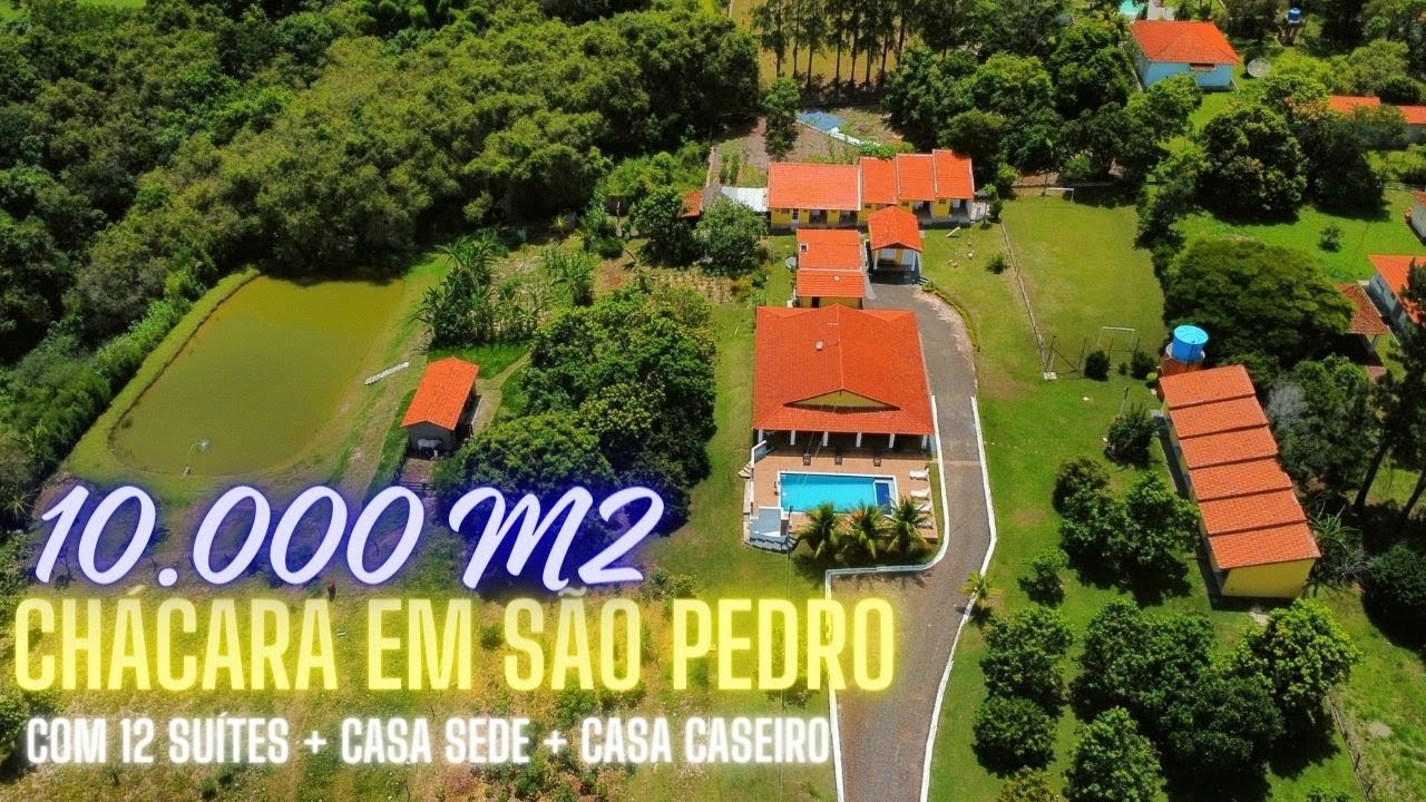 CHÁCARA DOS SONHOS EM SÃO PEDRO COM 10.000 M2 E 12 SUÍTES #interiordesp #viverbemnointerior